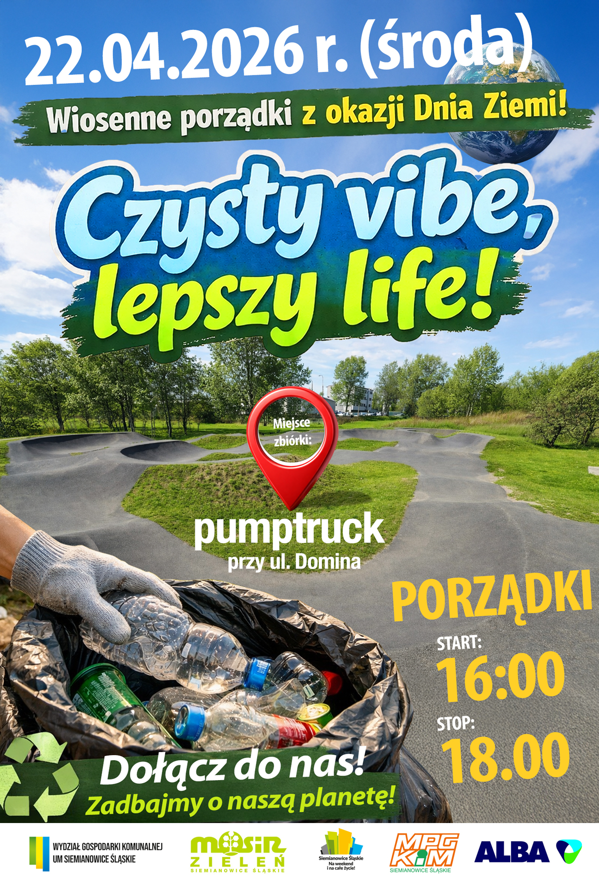 Czysty vibe, lepszy life – akcja społeczna z okazji Dnia Ziemi