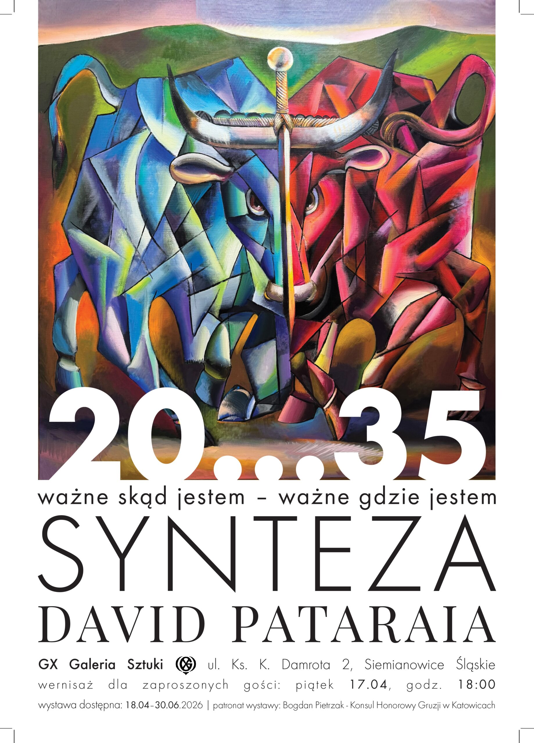 Wernisaż wystawy Davida Pataraia w GX Galerii Sztuki