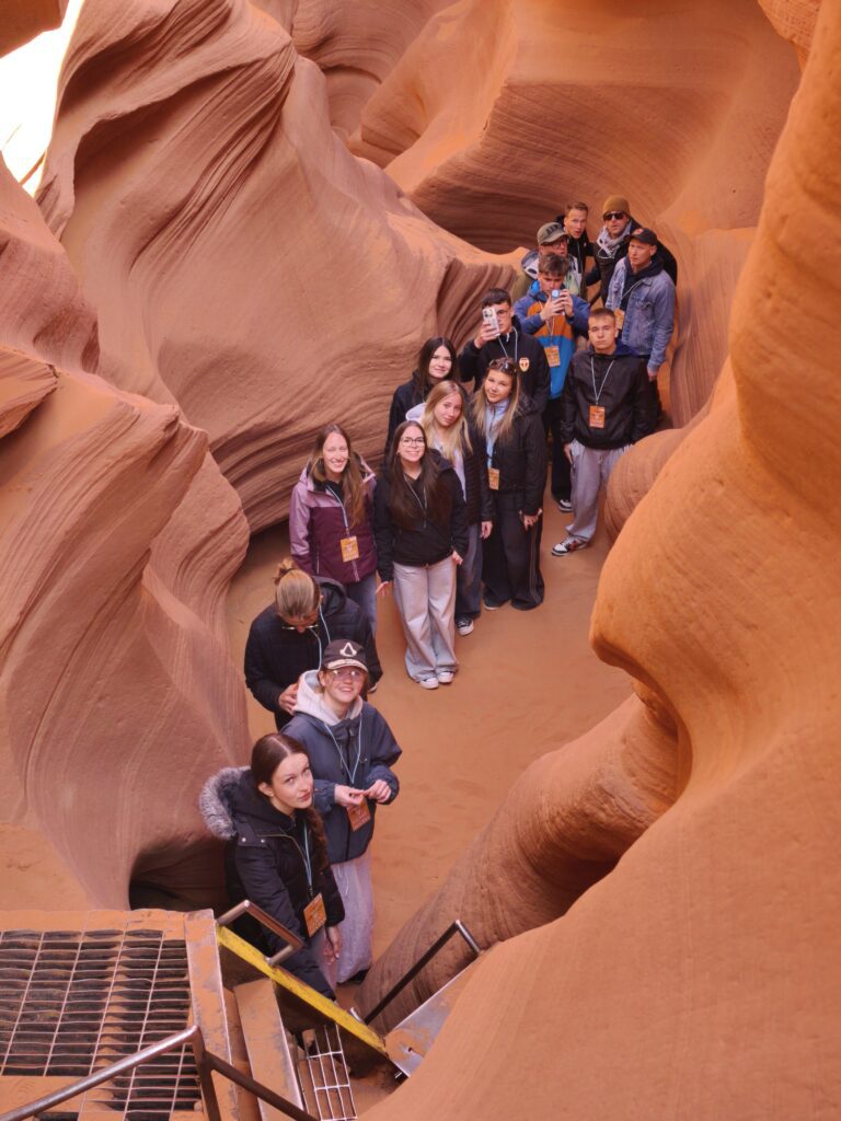 Pamiątkowe zdjęcie w Kanionie Antylopy.