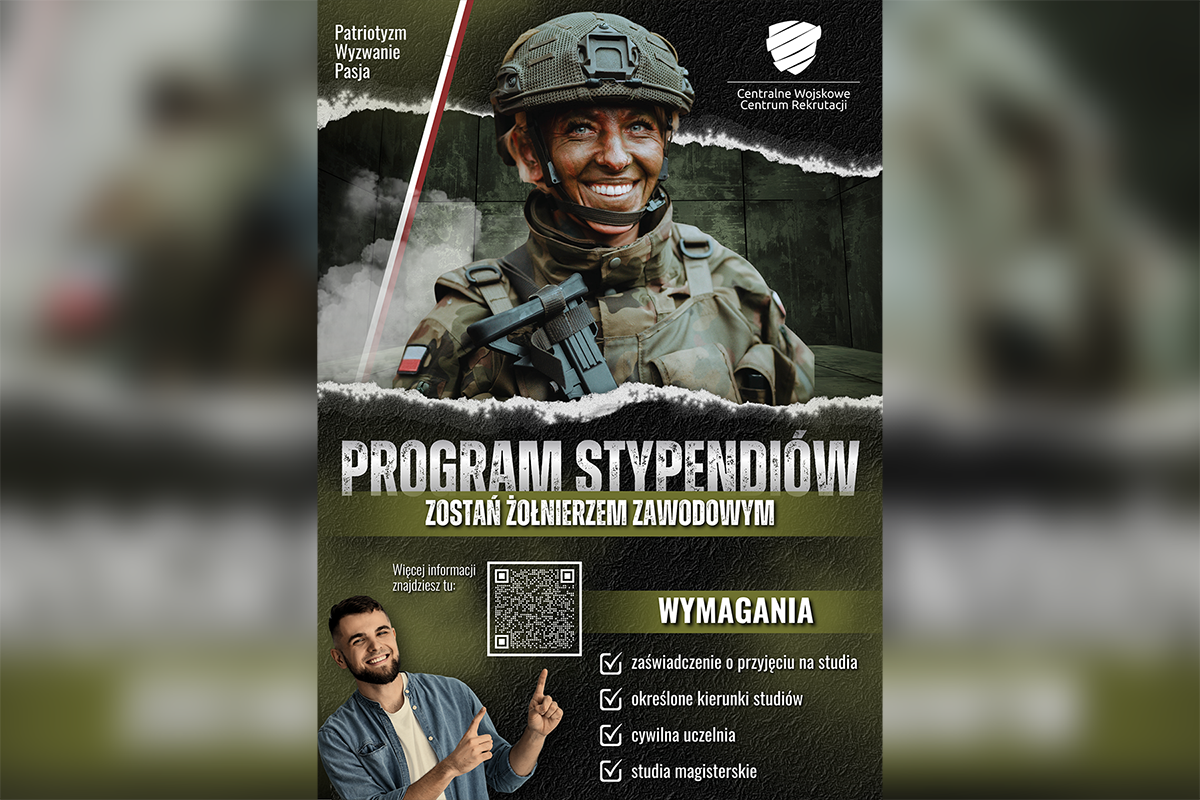 Program stypendiów dla przyszłych żołnierzy zawodowych – rusza edycja 2026/2027