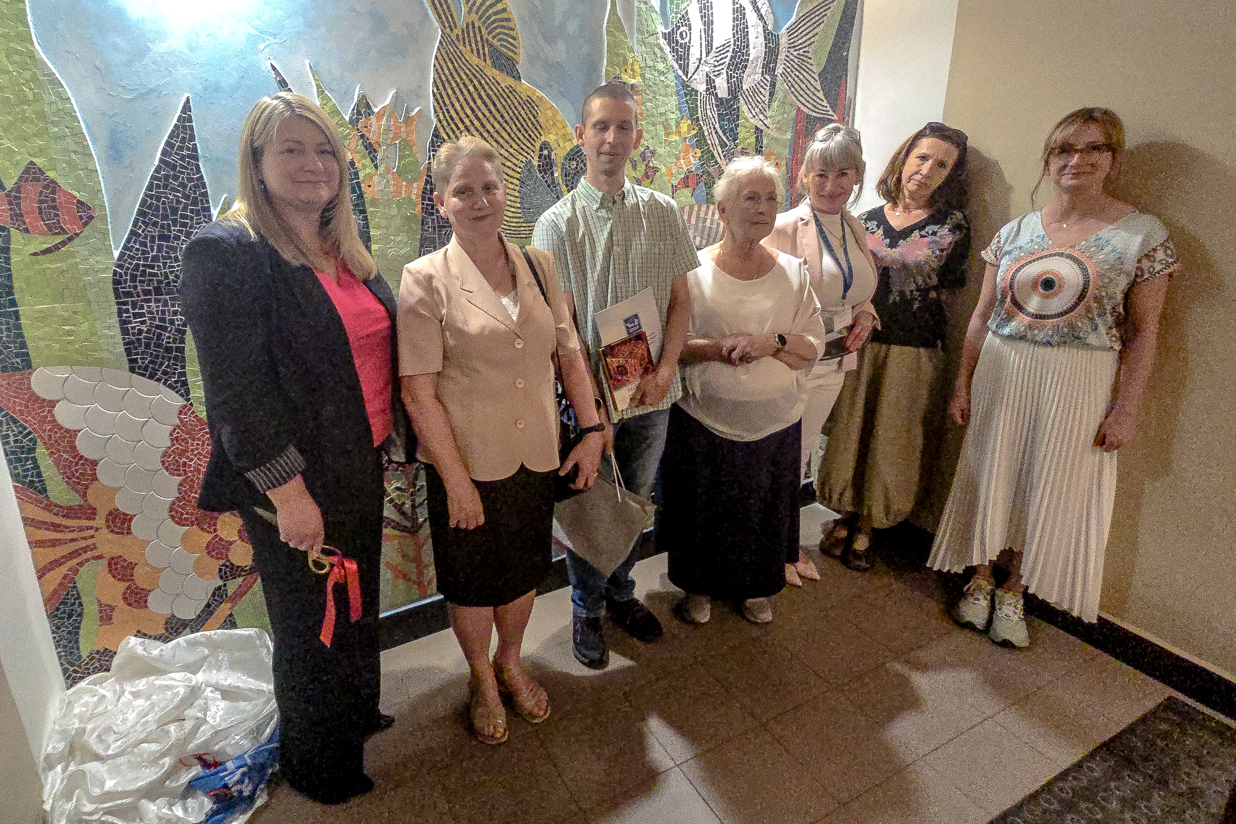 Sztuka, która daje siłę. Nowa mozaika w siemianowickim Zespole Lecznictwa Psychiatrycznego