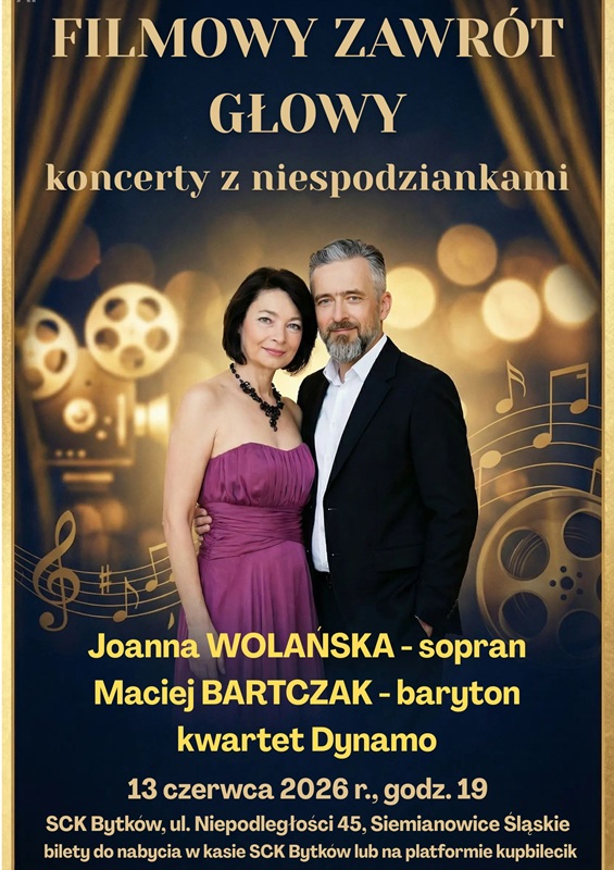 Koncert „Filmowy zawrót głowy” w SCK