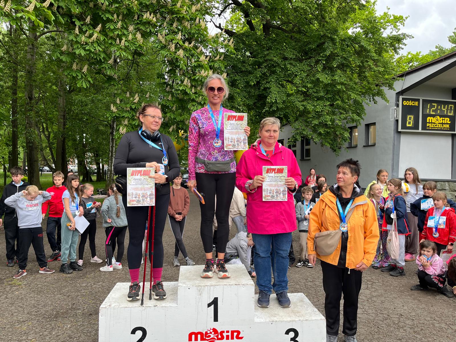 Nagrodzeni uczestnicy w kategorii Nordic walking OPEN