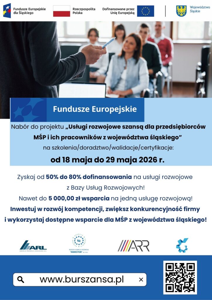 Dofinansowanie na szkolenia i rozwój dla przedsiębiorców z województwa śląskiego