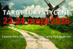 Plakat informujący o targach "Atrakcje regionów"