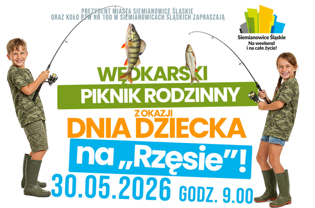 Wędkarski piknik rodzinny z okazji Dnia Dziecka na „Rzęsie”