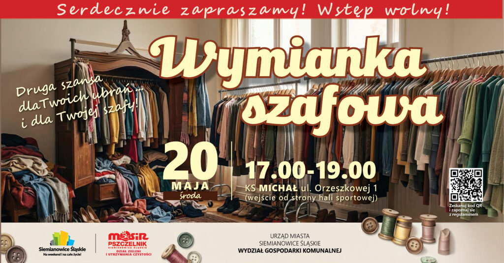 Zapraszamy na kolejną wymiankę szafową