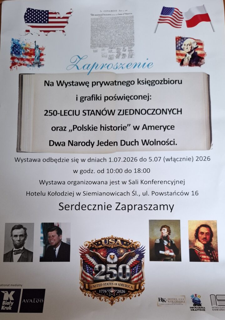 Zaproszenie na wystawę "Dwa Narody Jeden Duch Wolności"