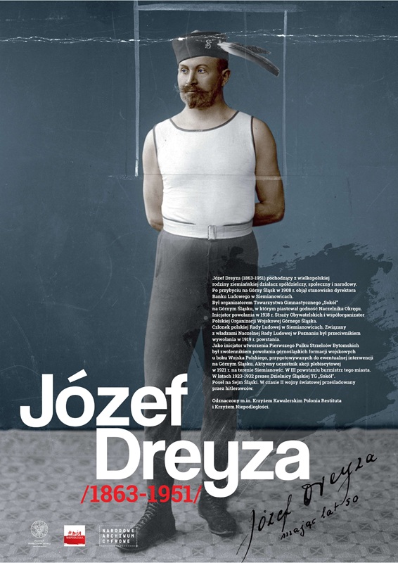 Oznaczenie grobu Józefa Dreyzy znakiem „Tobie Polski”