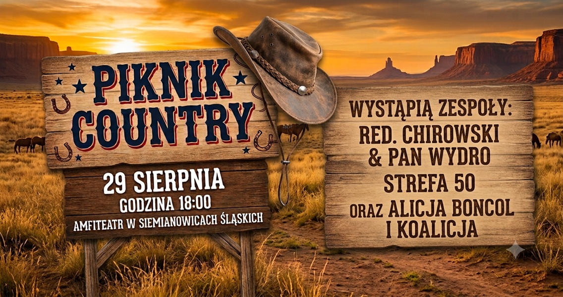 Piknik Country w sierpniu w amfiteatrze
