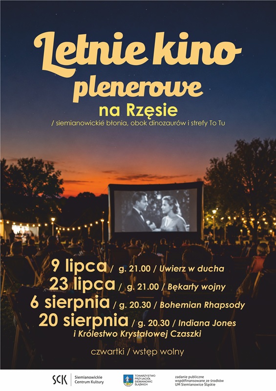 Letnie kino plenerowe na Rzęsie