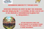 Plakat Siemianowickiego Uniwersytetu Trzeciego Wieku z informacją o zapisach na rok akademicki 2026/2027.
