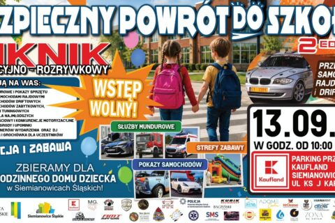 plakat informujący o pikniku