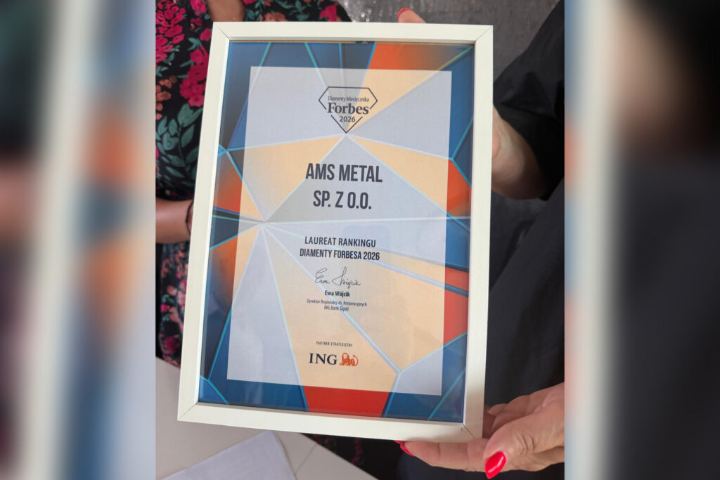 Siemianowicki AMS Metal Sp. z o.o. z Diamentem Forbesa 2026