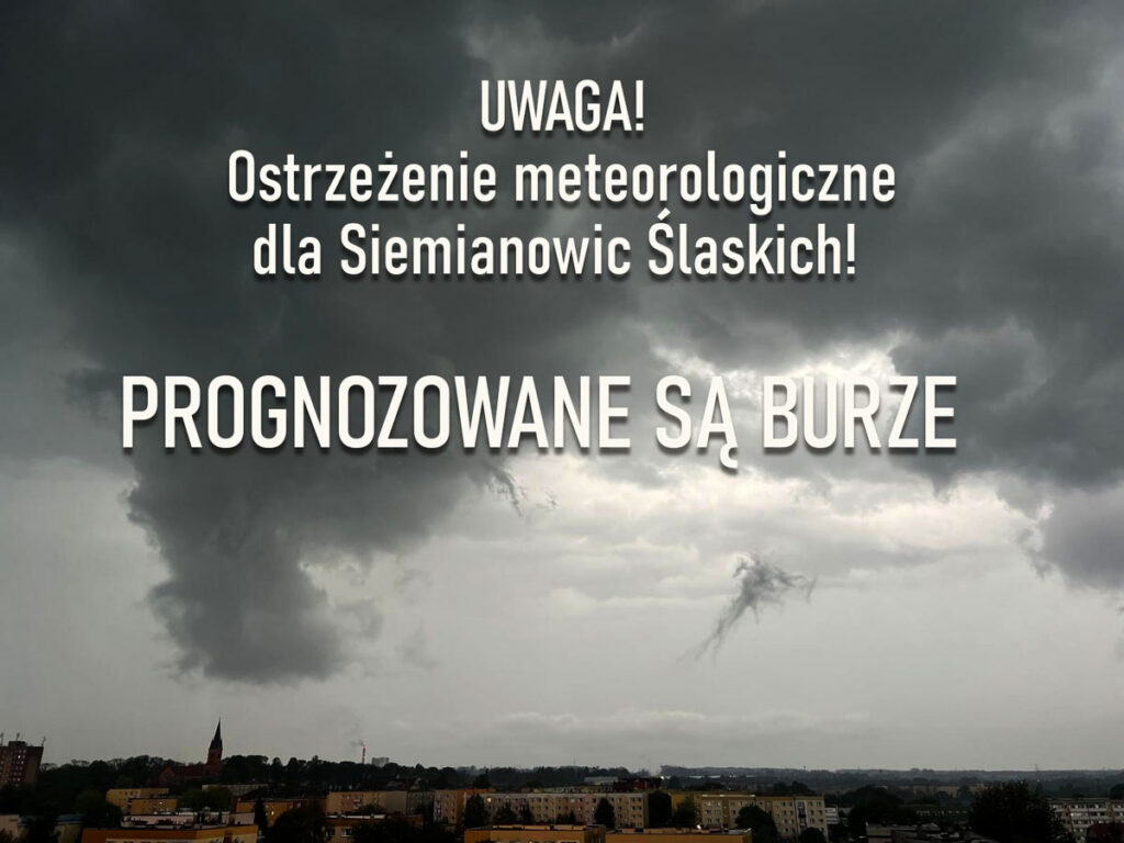 Silne burze nad regionem. IMGW wydał ostrzeżenie drugiego stopnia