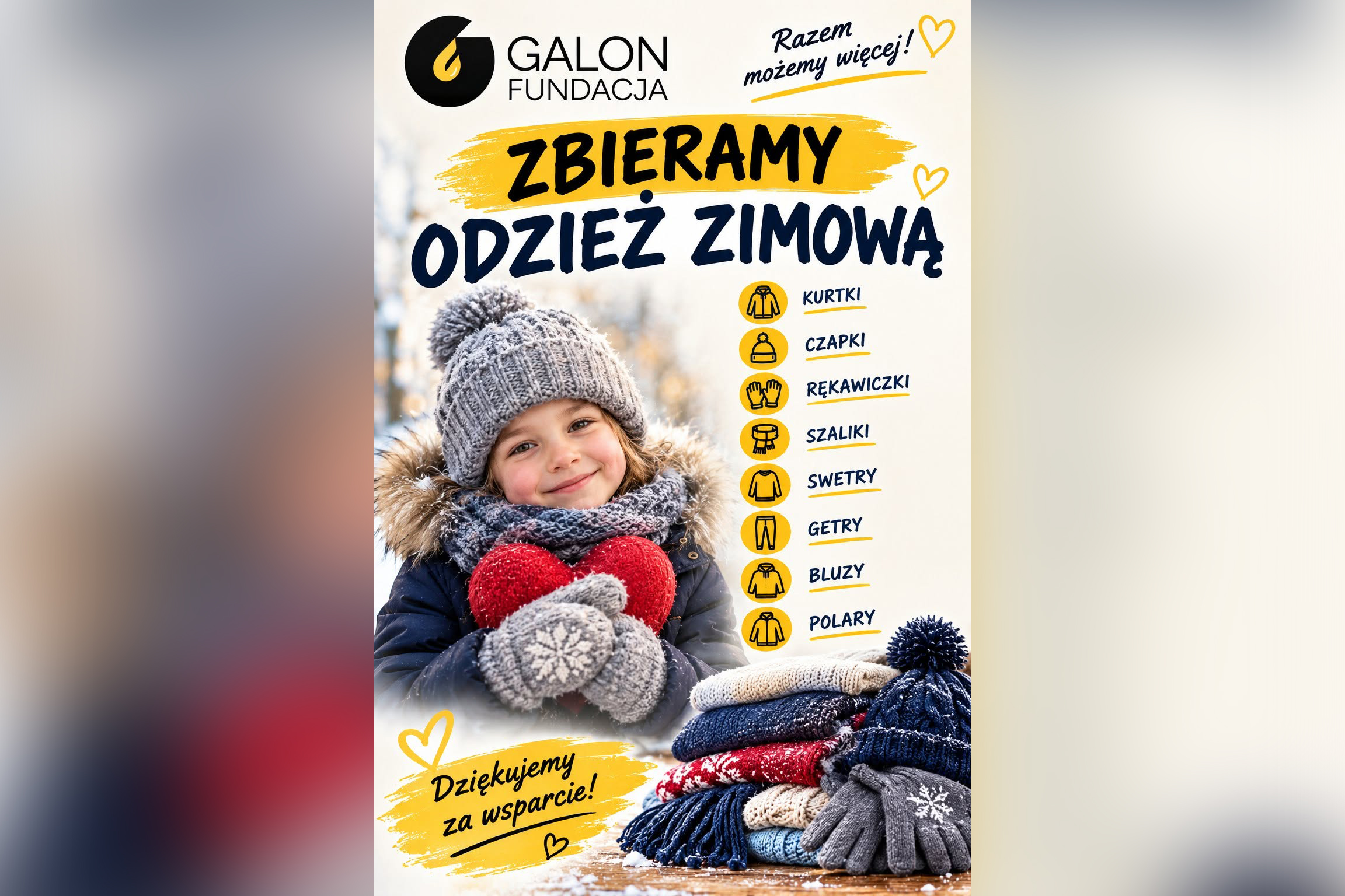Podziel się dobrem – zbiórka darów dla potrzebujących
