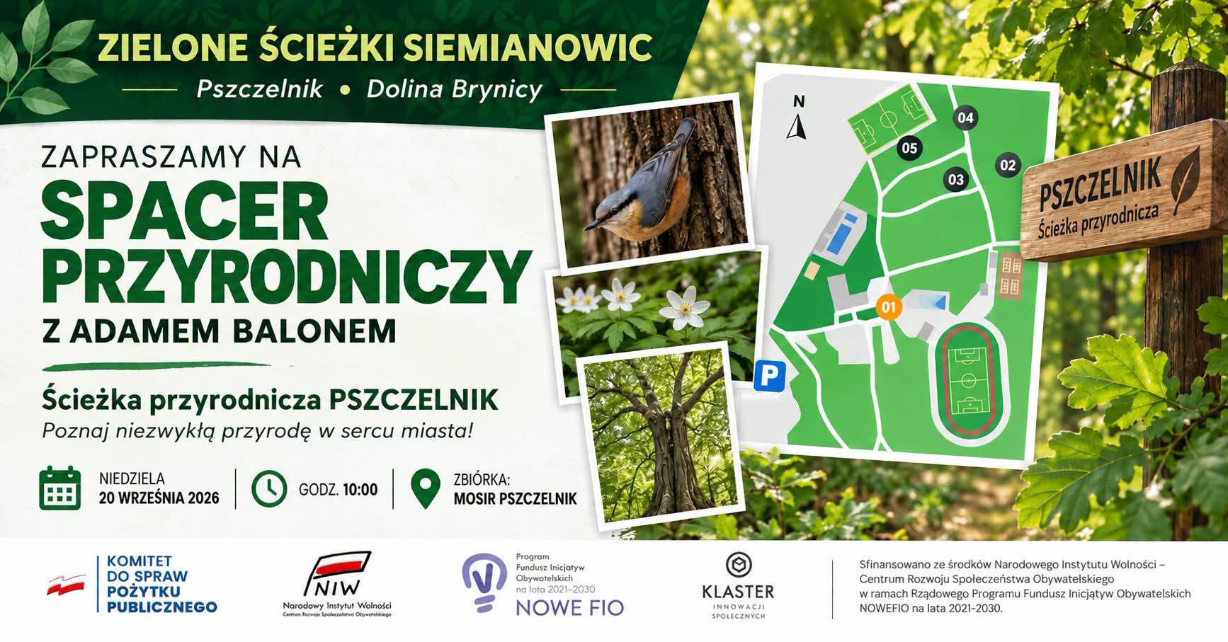 Zielone Ścieżki Siemianowic – spacery przyrodnicze