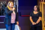Beata Gałecka - Drugi Zastępca Prezydenta Miasta oraz Kinga Hamera-Gromacka -Kierownik Ośrodka Interwencji Kryzysowej.