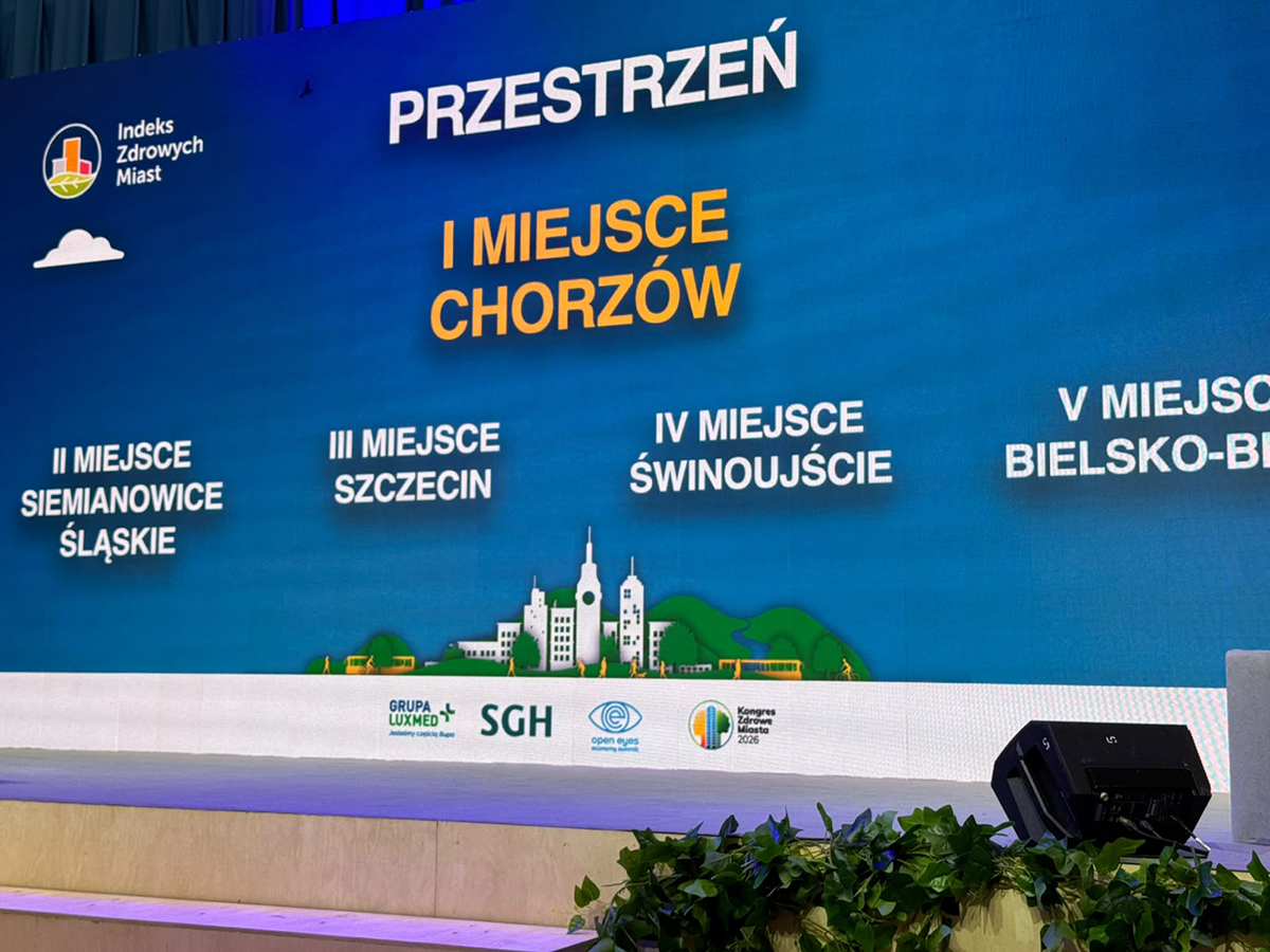 Siemianowice Śląskie w krajowej czołówce. Drugie miejsce w Polsce za przestrzeń miejską