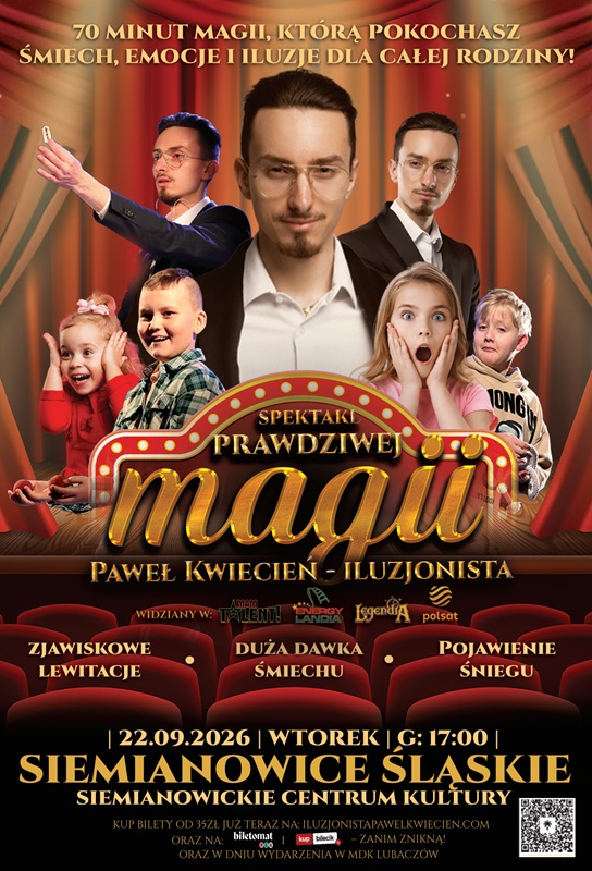 Rodzinny spektakl pełen magii w SCK Bytków