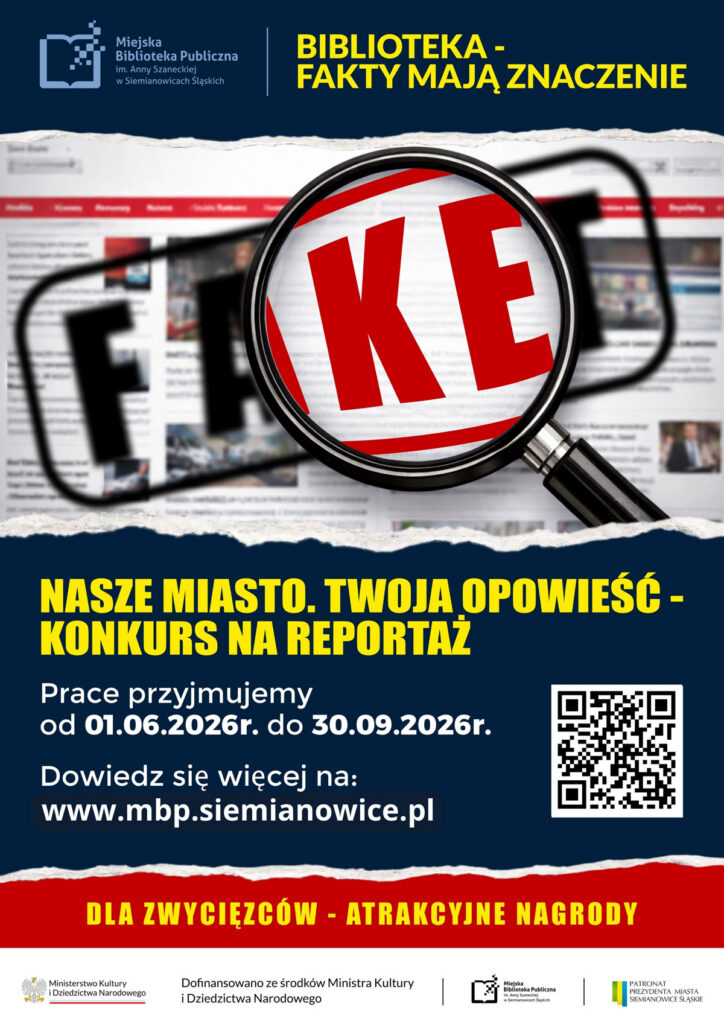 Konkurs na reportaż: Nasze Miasto, Twoja opowieść.