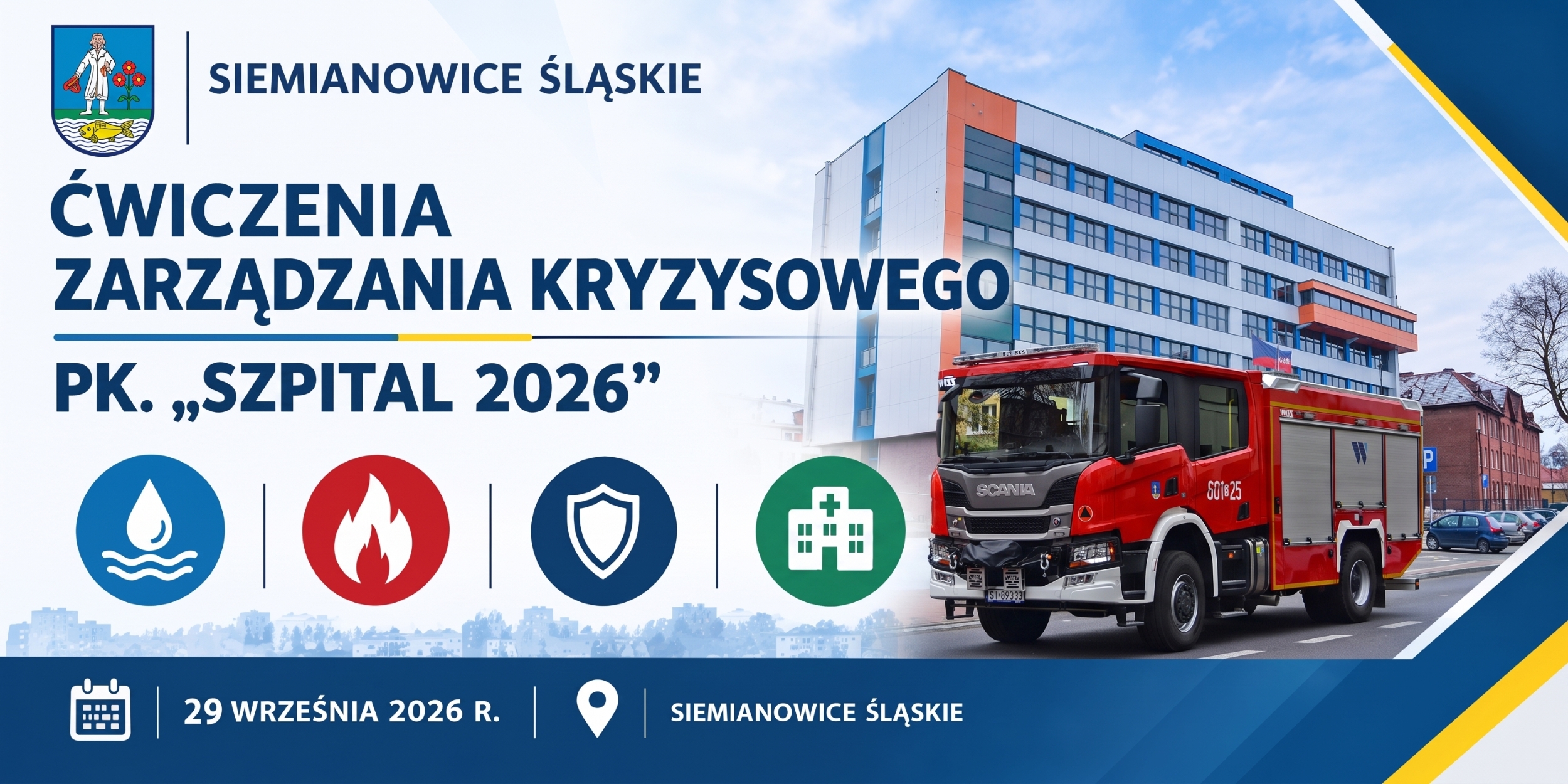 „SZPITAL 2026” – miejskie ćwiczenie z zakresu zarządzania kryzysowego