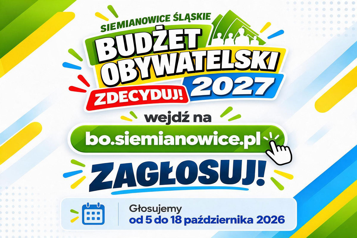 To Mieszkańcy zmieniają Siemianowice Śląskie, czyli trwa głosowanie w Budżecie Obywatelskim 2026