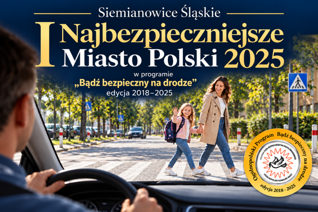 Siemianowice Śląskie wyróżnione tytułem „Najbezpieczniejsze Miasto Polski 2025”!