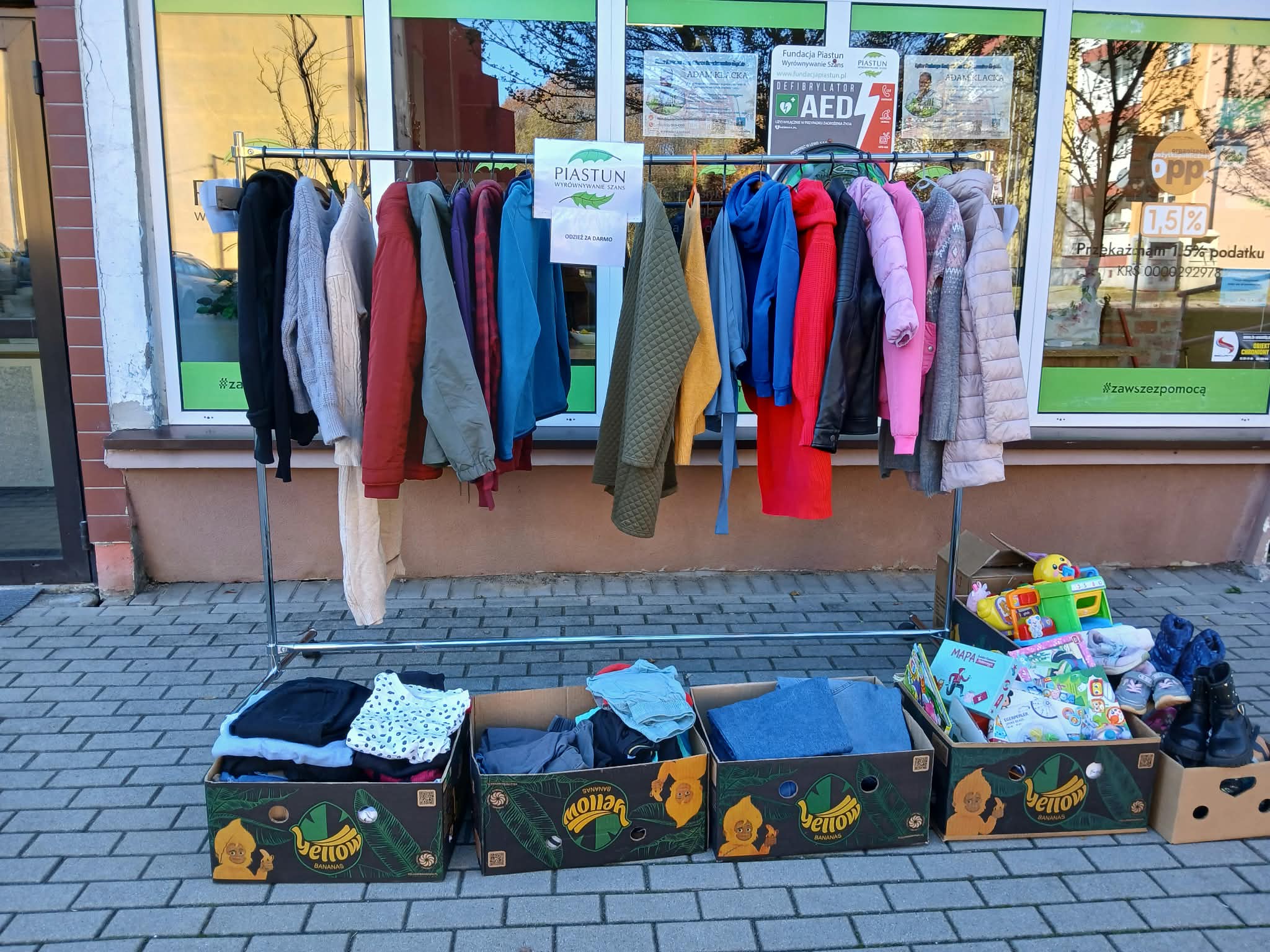 Wieszak Ciepła w Siemianowicach Śląskich – podaj dobro dalej!