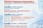 Plakat ze szczegółowym terminarzem działań podejmowanych w ramach tegorocznej edycji wydarzenia "Zimowe Inspiracje"