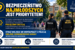 Bezpieczeństwo najmłodszych jest naszym priorytetem - grafika informacyjna
